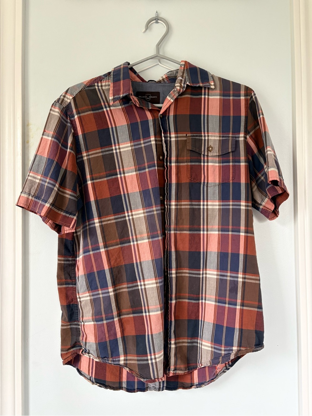 Black & Brown mens dress shirt